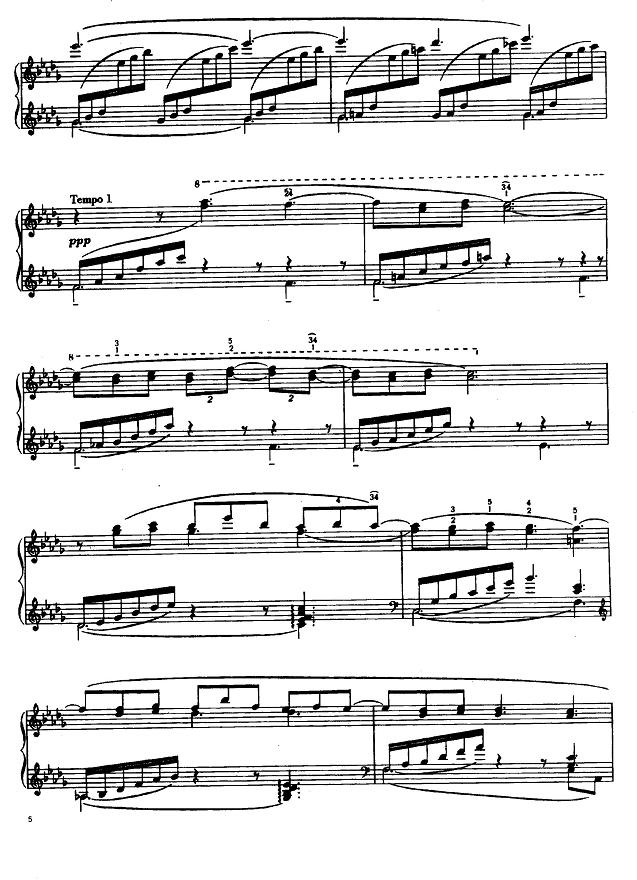 Debussy Clair de lune, page 5